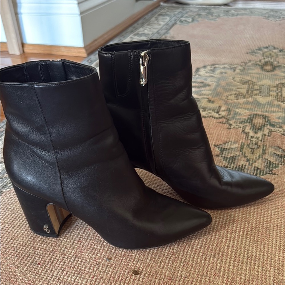 Sam Edelman Black Heeled Boots